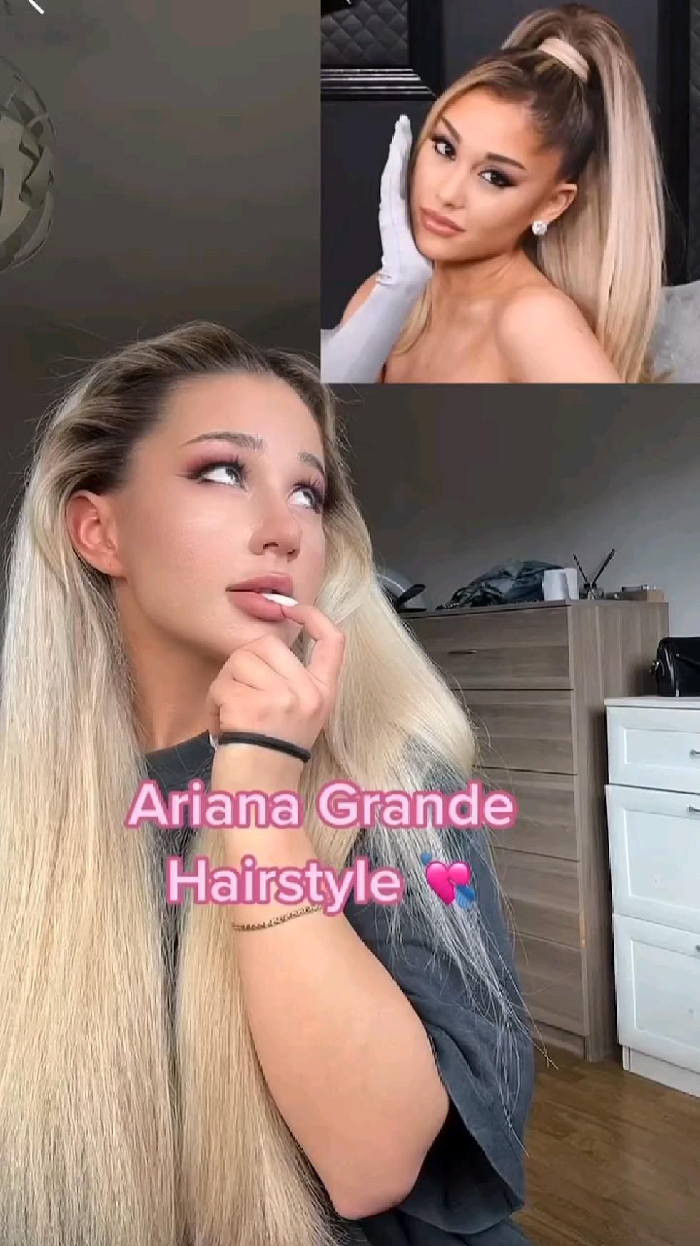 Penteado Ariana Grande