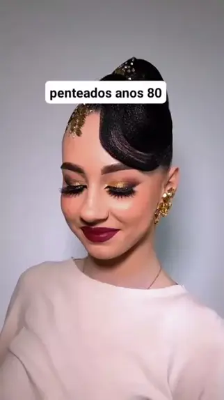 Anos 80 Penteado