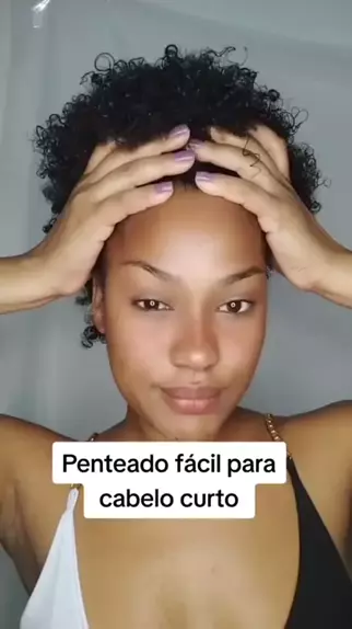 Penteado Cabelo Curto Simples