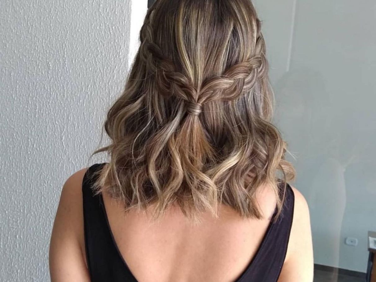 Penteado Cabelo Curto Simples