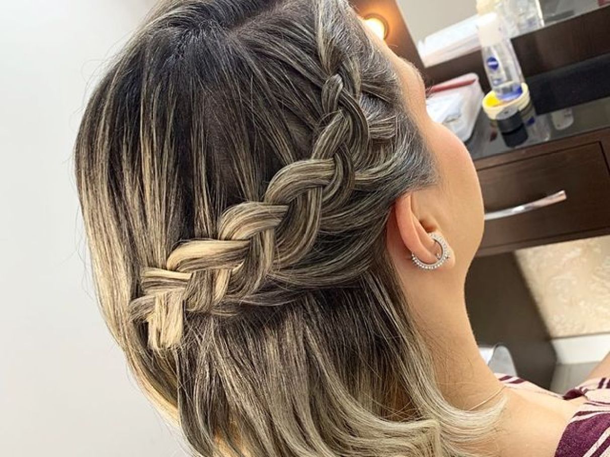 Penteado Cabelo Curto Simples