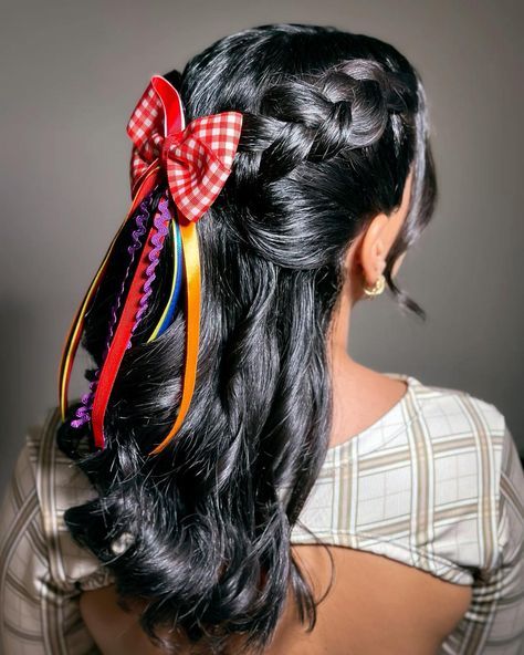 Penteado Festa Junina Cabelo Curto