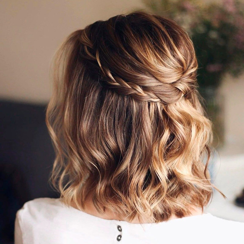 Penteado Cabelo Curto Simples