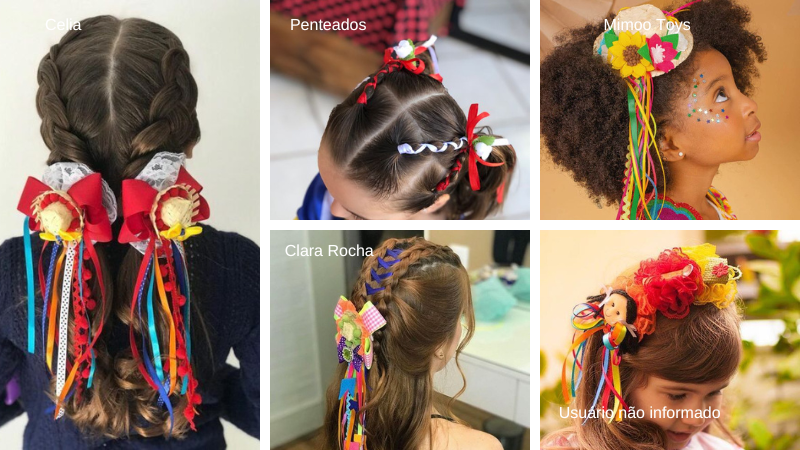 Penteado Festa Junina