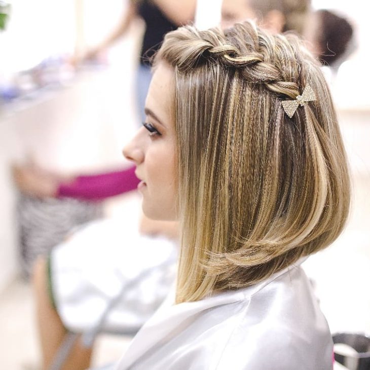 Penteado Cabelo Curto Simples