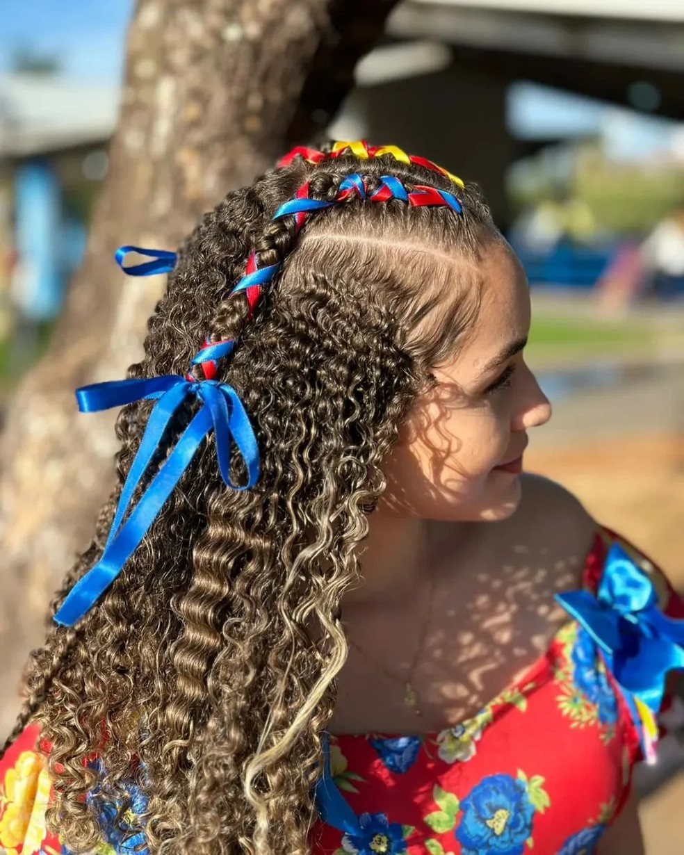 Penteado Festa Junina Cabelo Curto