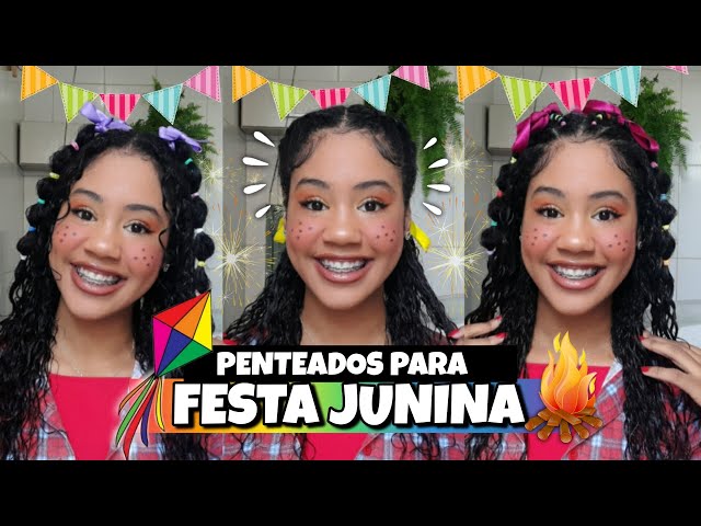 Penteado Festa Junina