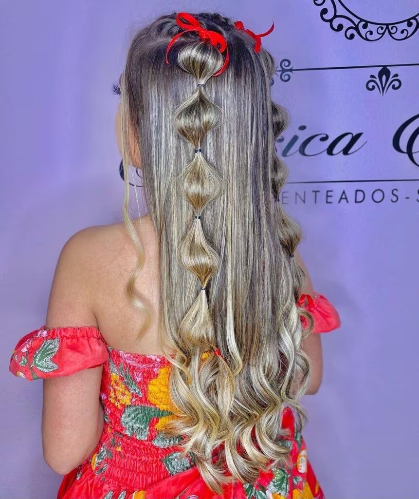 Penteado Festa Junina Cabelo Curto